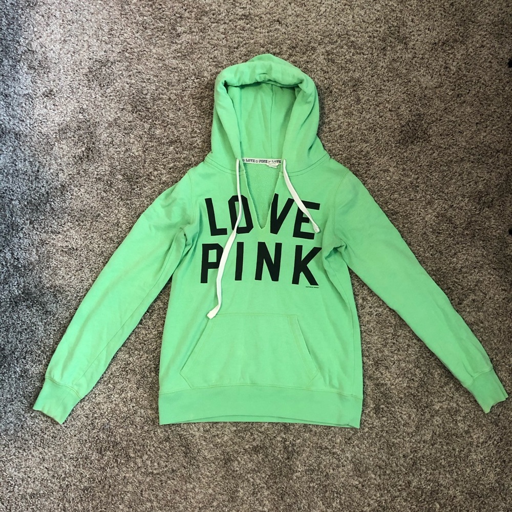 Victoria’s Secret Lime Green Hoodie